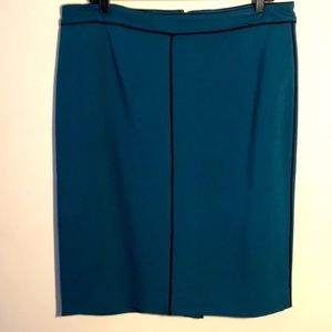 Structured teal skirt!